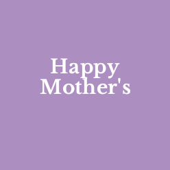 Happy Mother's Day Post with circular floral pattern